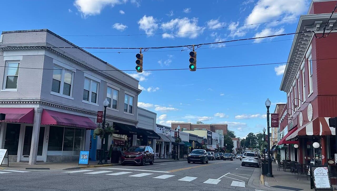 Apex, North Carolina data center campus site near residential neighborhoods