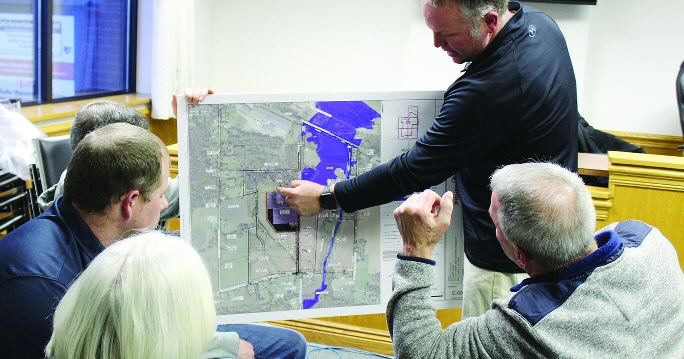 Agricultural land in Corry, Pennsylvania proposed for a utility-scale solar farm